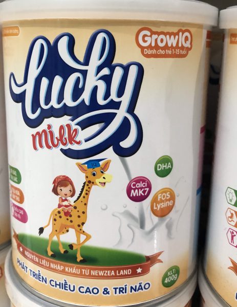 Luckymilk Grow&IQ 400gr ( Dành cho trẻ từ 1-15 tuổi)